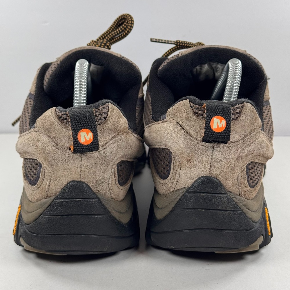 Merrell Moab 2 Vent Mens 9 Hiking Shoes Earth Brown Black J06011 Vibram - Picture 4 of 9